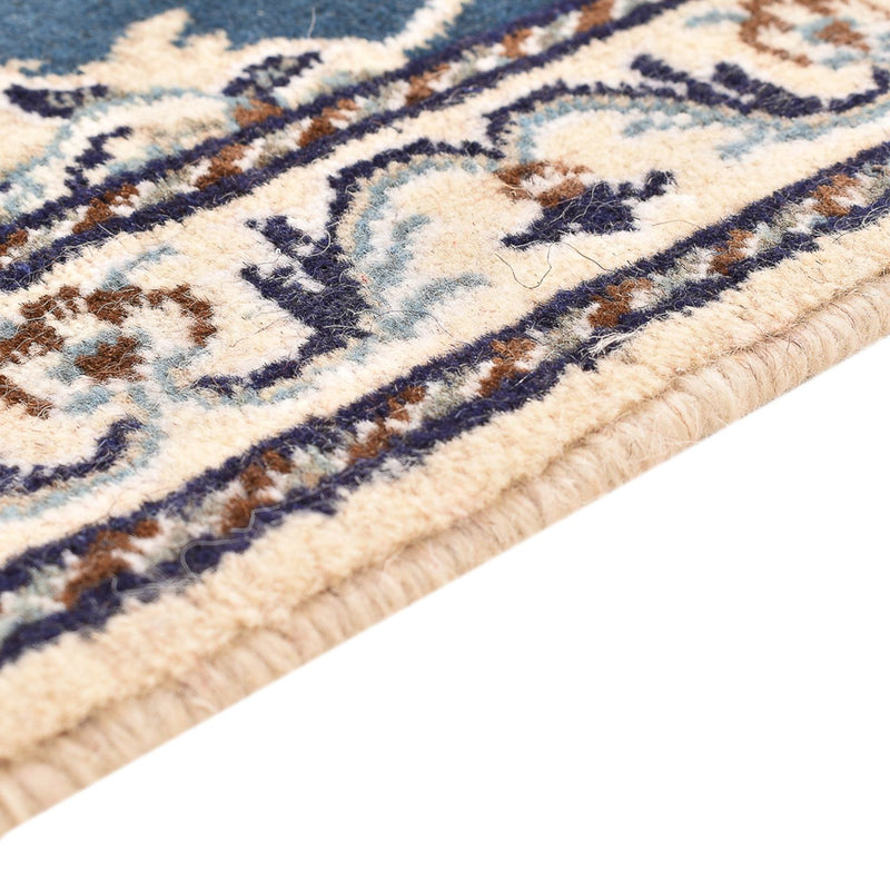 Alfombra persa - Nain - 138 x 89 cm - azul