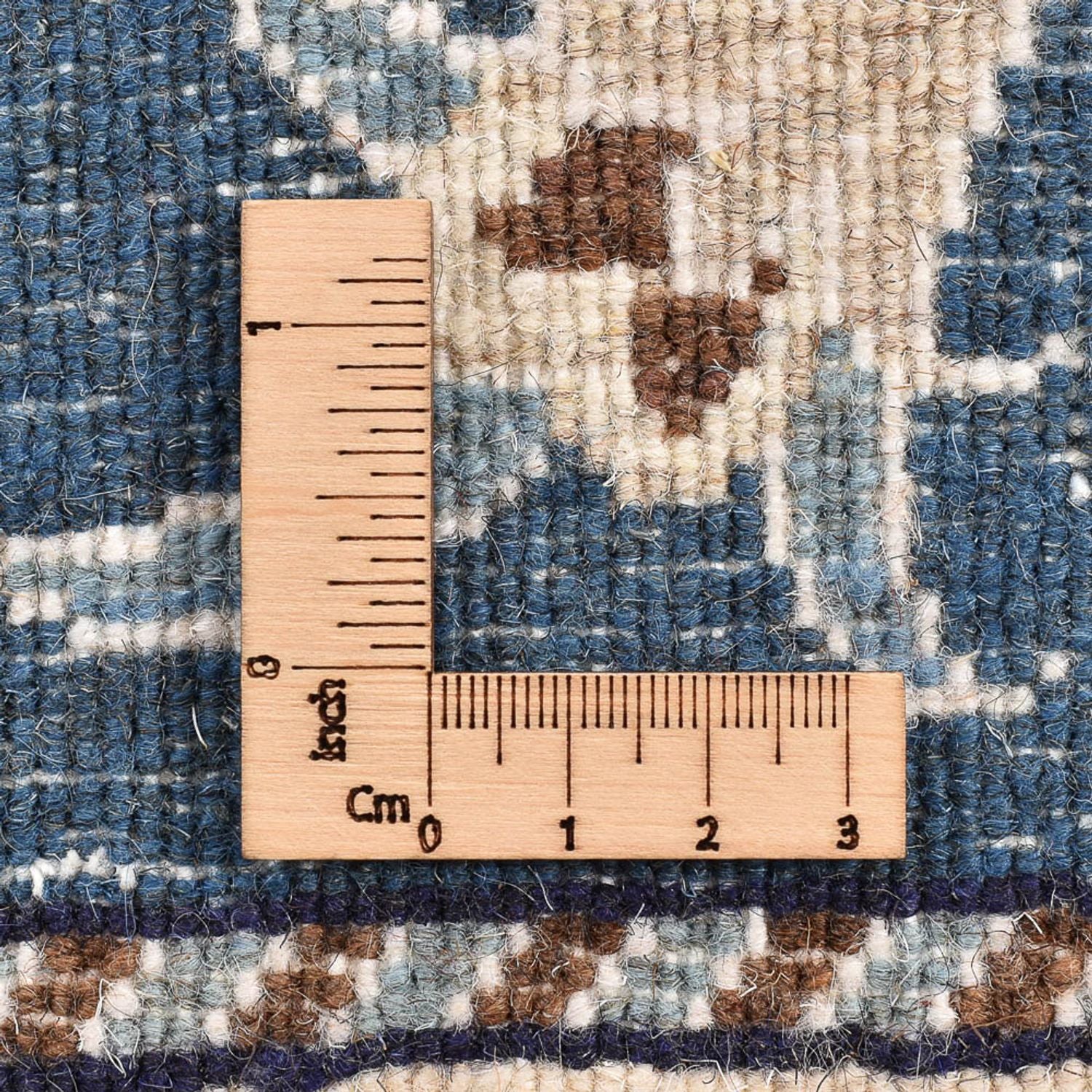Alfombra persa - Nain - 138 x 89 cm - azul