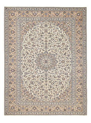 Alfombra persa - Keshan - 405 x 295 cm - beige oscuro
