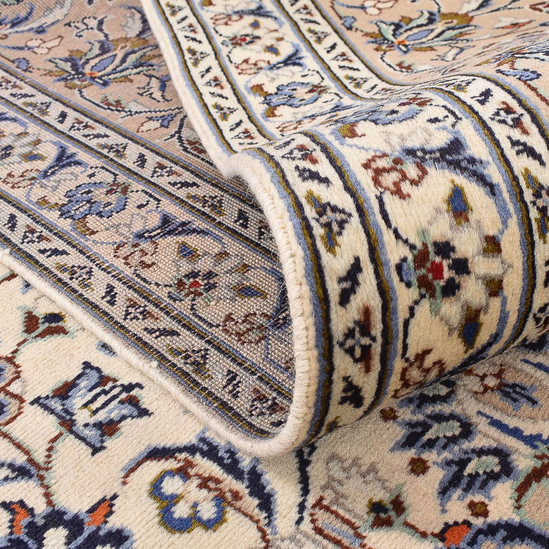 Alfombra persa - Keshan - 405 x 295 cm - beige oscuro