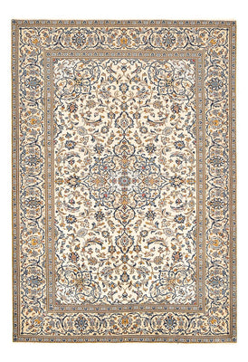 Alfombra persa - Keshan - 287 x 192 cm - beige oscuro