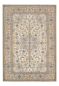 Alfombra persa - Keshan - 287 x 192 cm - beige oscuro