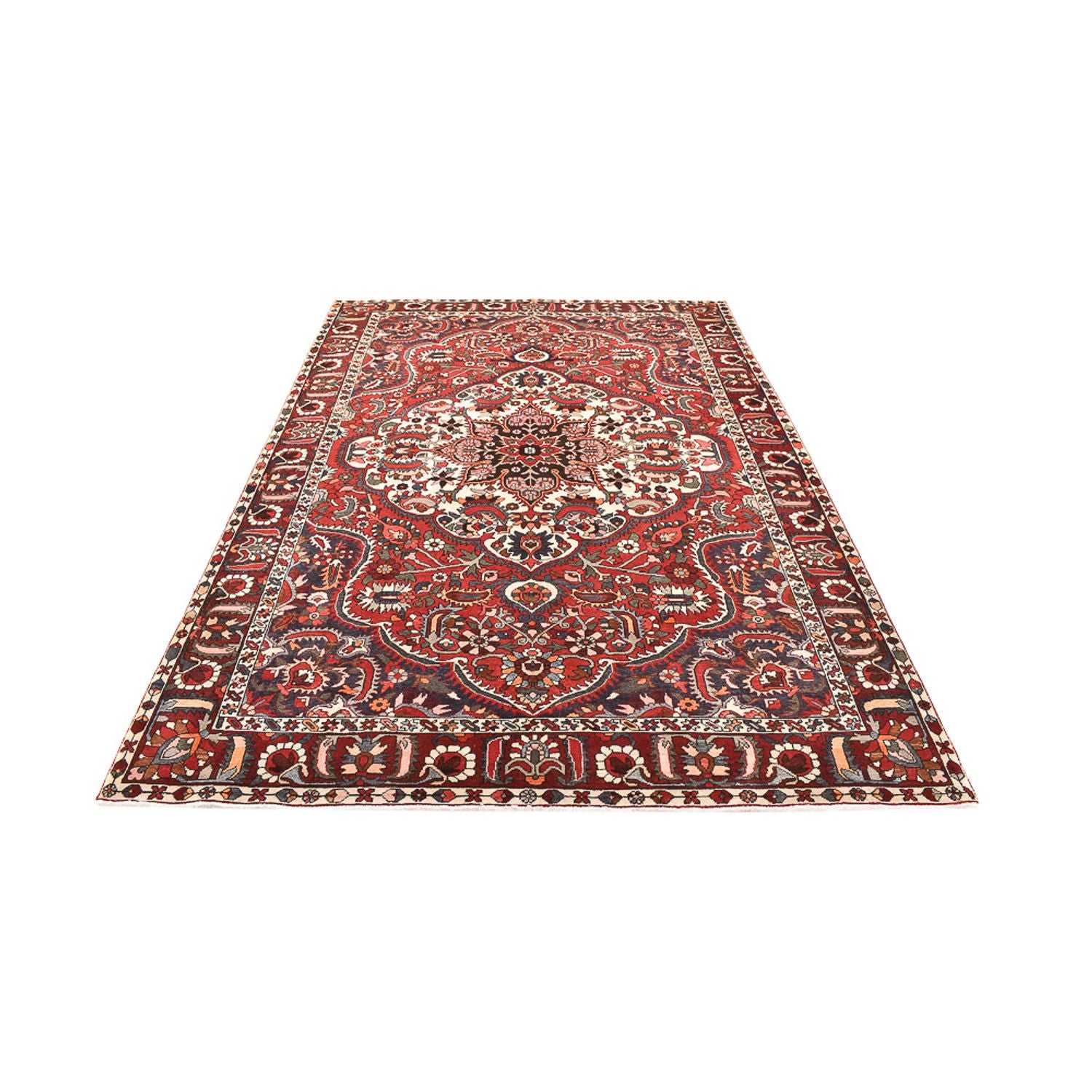 Alfombra persa - Nómada - 313 x 211 cm - rojo oscuro