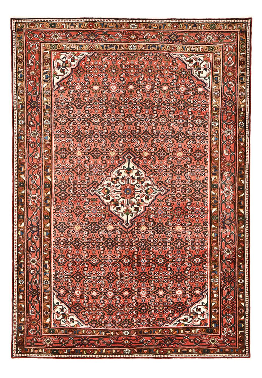Alfombra persa - Nómada - 313 x 213 cm - rojo claro