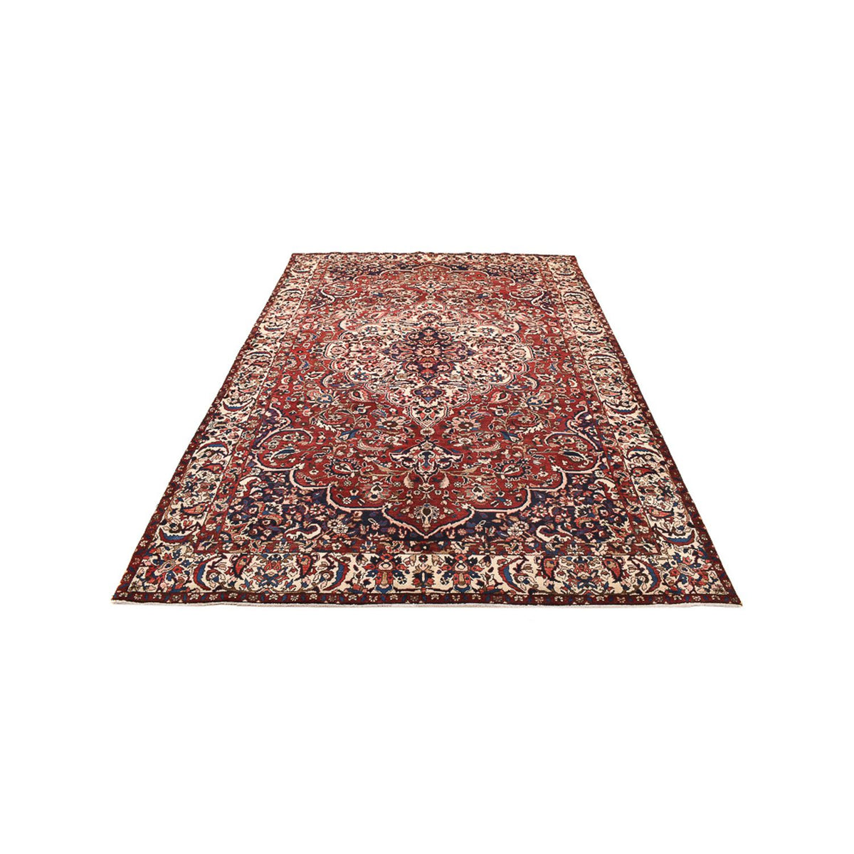 Alfombra persa - Nómada - 315 x 215 cm - rojo oscuro
