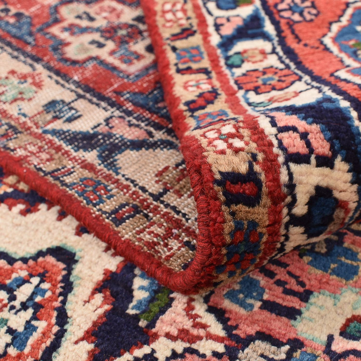 Alfombra persa - Nómada - 330 x 205 cm - azul oscuro