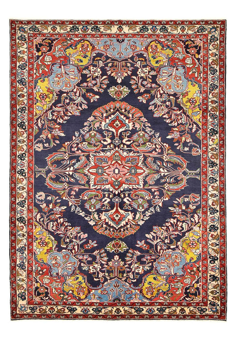 Alfombra persa - Clásica - 311 x 215 cm - azul oscuro