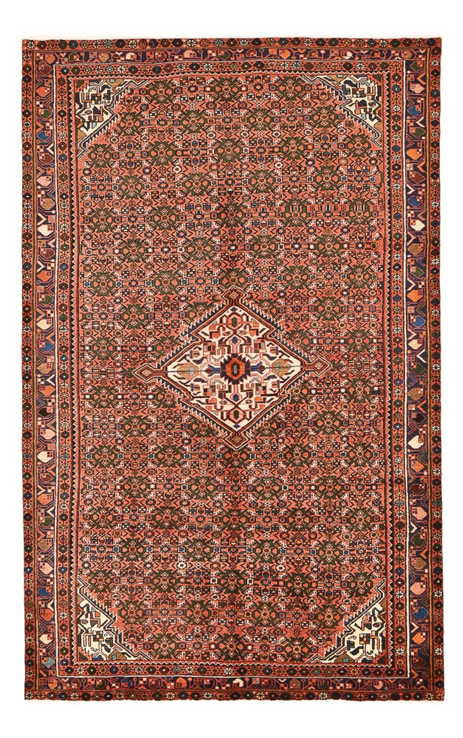 Alfombra persa - Nómada - 314 x 203 cm - terracota