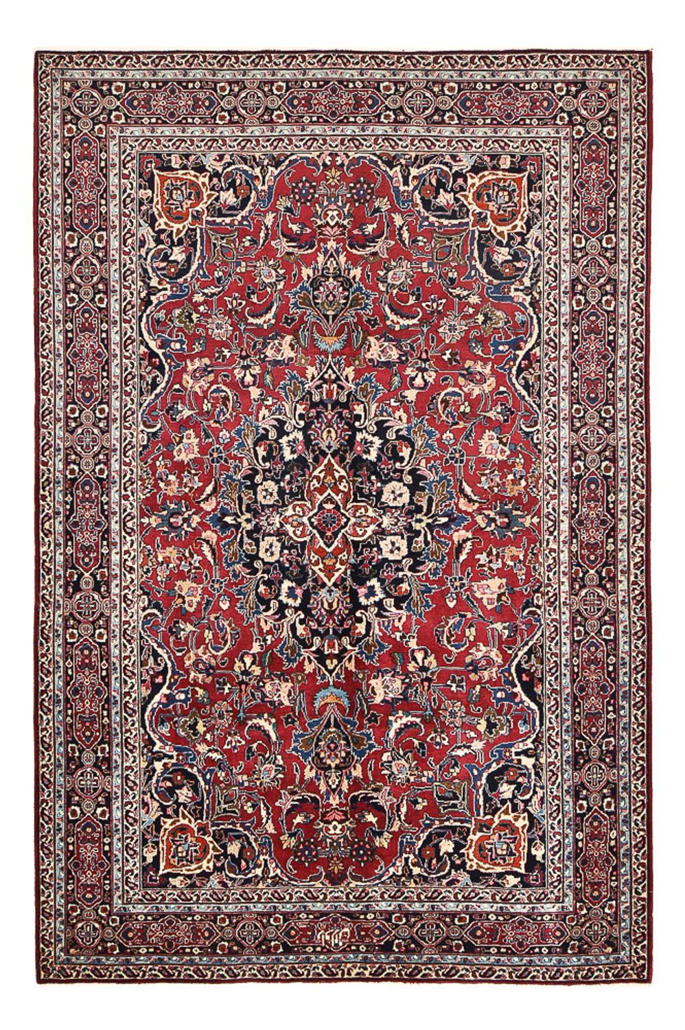 Alfombra persa - Clásica - 293 x 200 cm - rojo oscuro