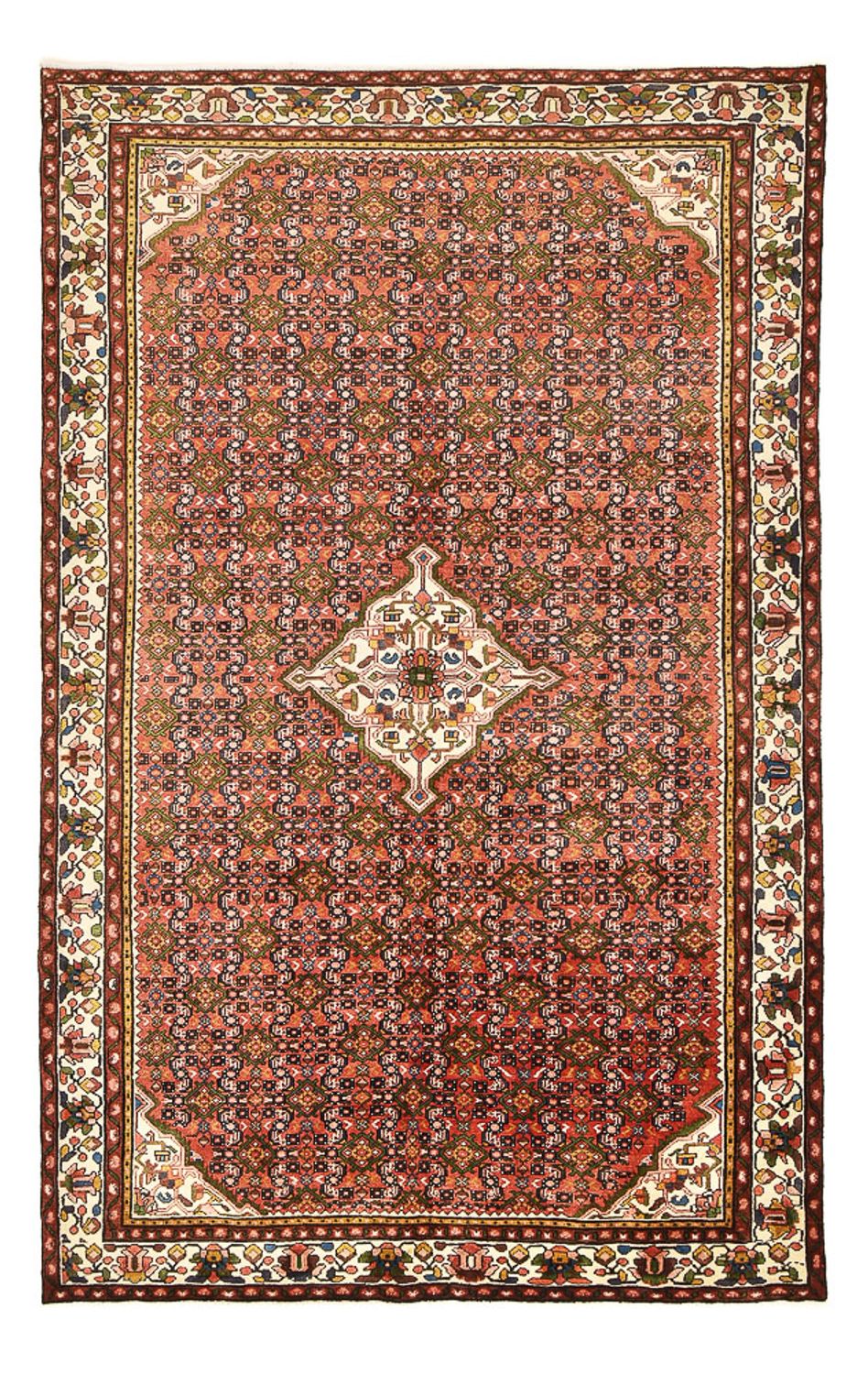Alfombra persa - Nómada - 333 x 205 cm - óxido