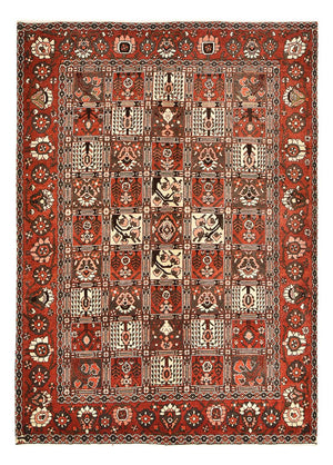 Alfombra persa - Nómada - 297 x 205 cm - rojo oscuro