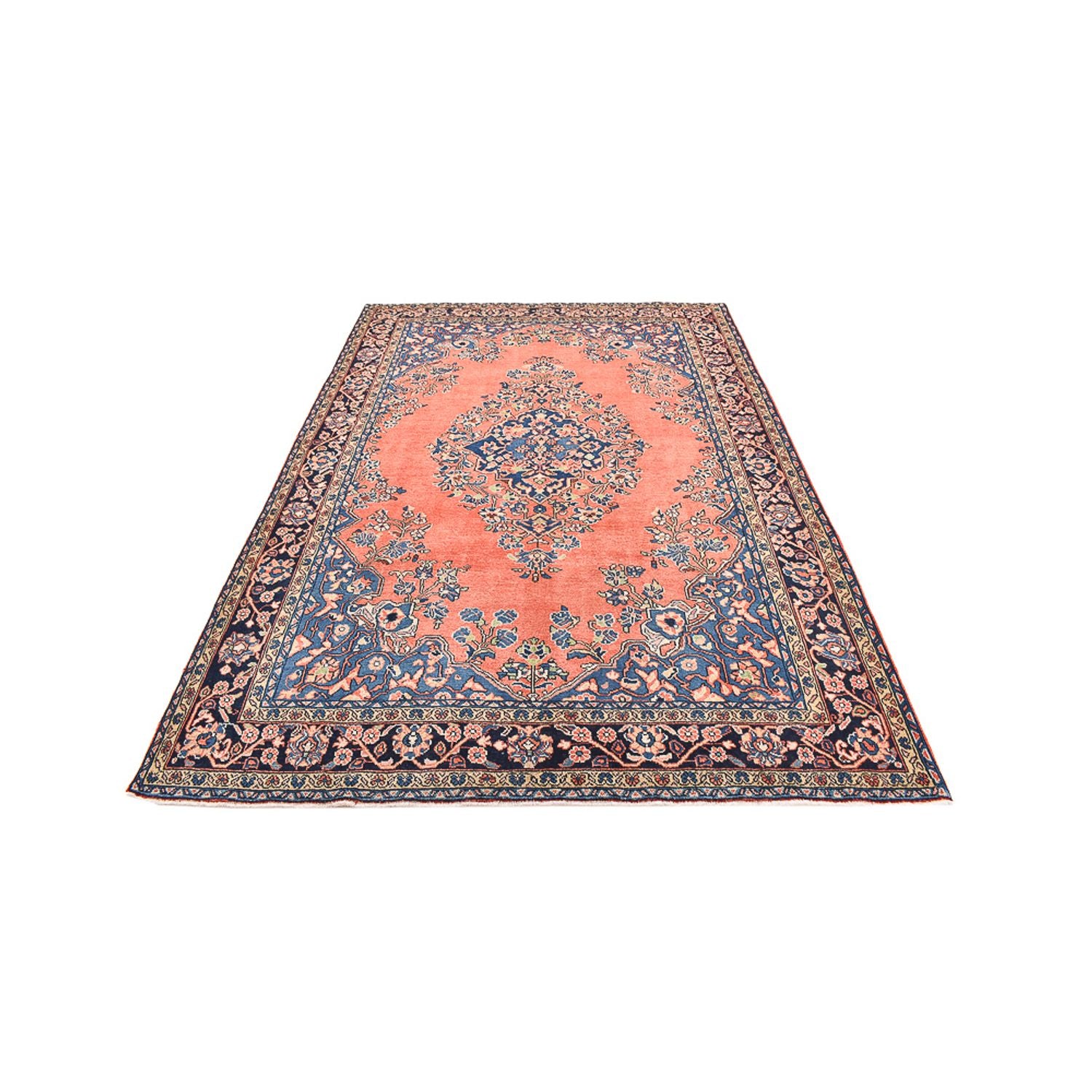 Alfombra persa - Real - 325 x 214 cm - rojo claro
