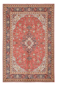 Alfombra persa - Tabriz - 300 x 200 cm - rojo claro