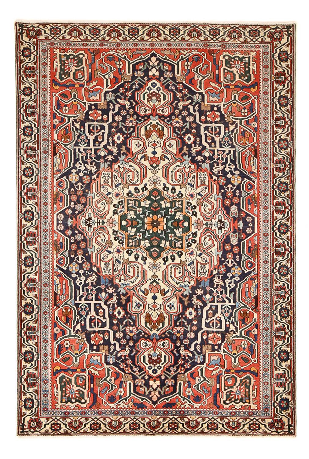 Alfombra persa - Nómada - 313 x 205 cm - rojo claro