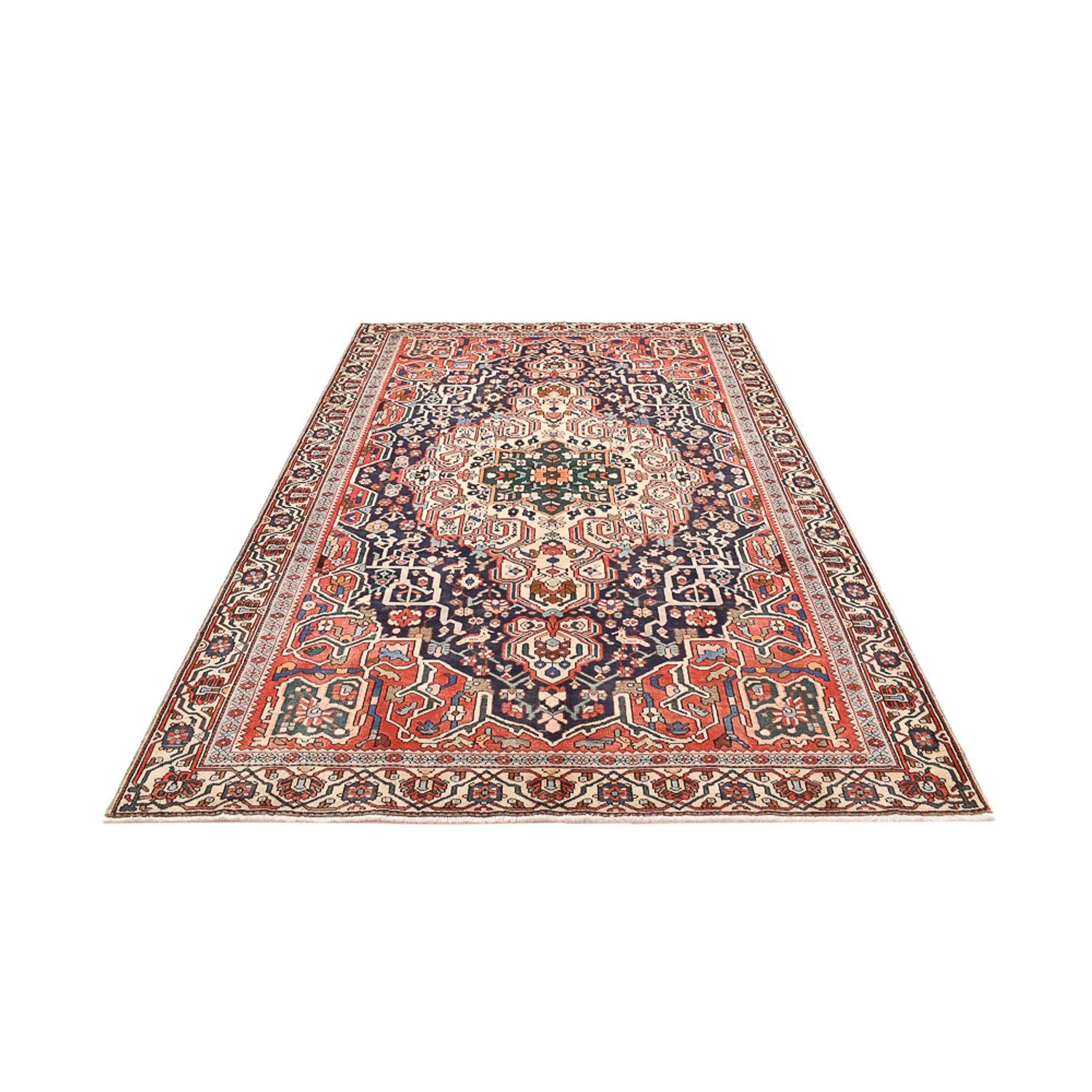 Alfombra persa - Nómada - 313 x 205 cm - rojo claro