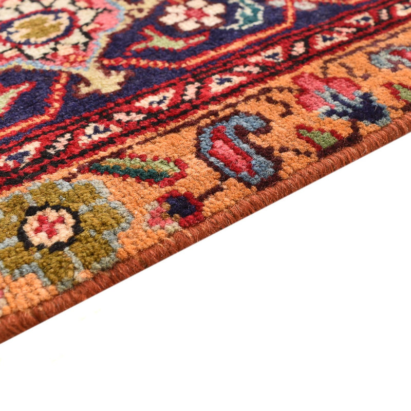 Alfombra persa - Tabriz - 286 x 197 cm - rojo burdeos