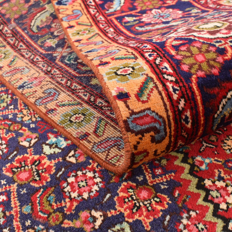 Alfombra persa - Tabriz - 286 x 197 cm - rojo burdeos