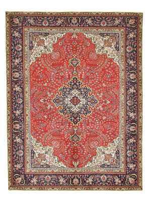 Alfombra persa - Tabriz - 275 x 190 cm - rojo