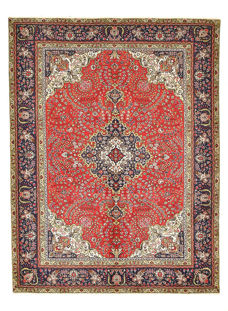 Alfombra persa - Tabriz - 275 x 190 cm - rojo