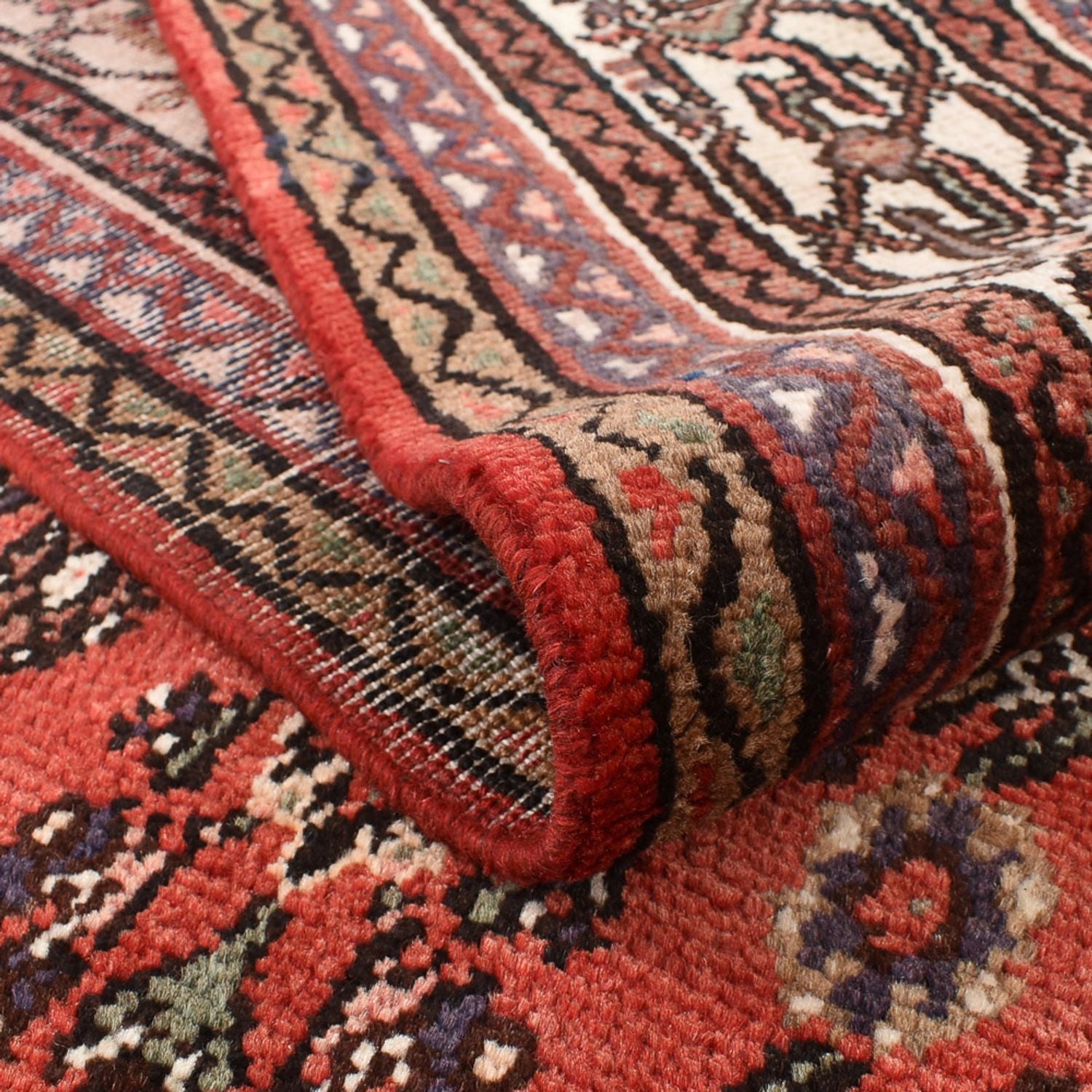 Alfombra persa - Nómada - 307 x 232 cm - rojo claro
