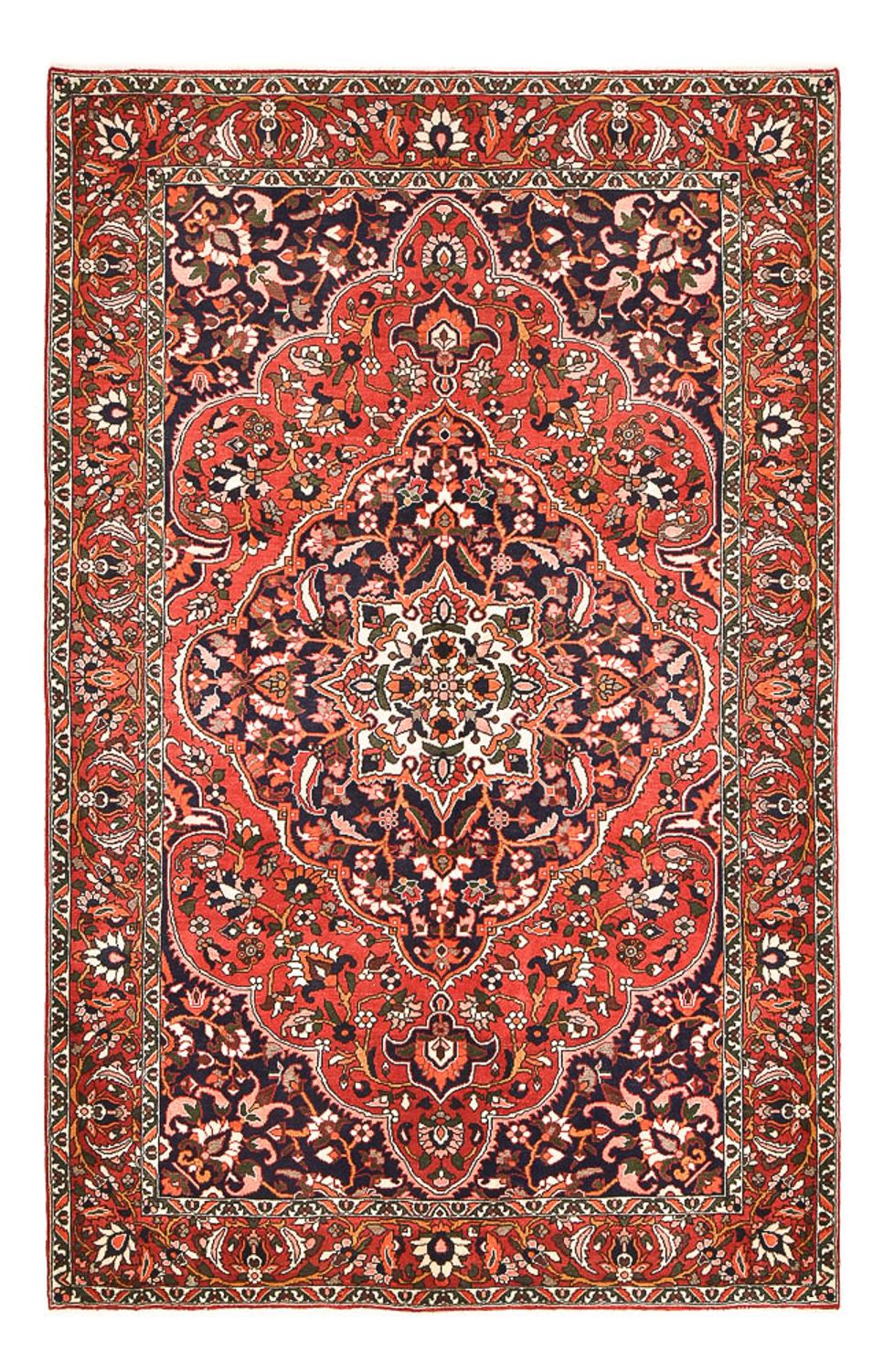 Alfombra persa - Nómada - 333 x 210 cm - rojo claro