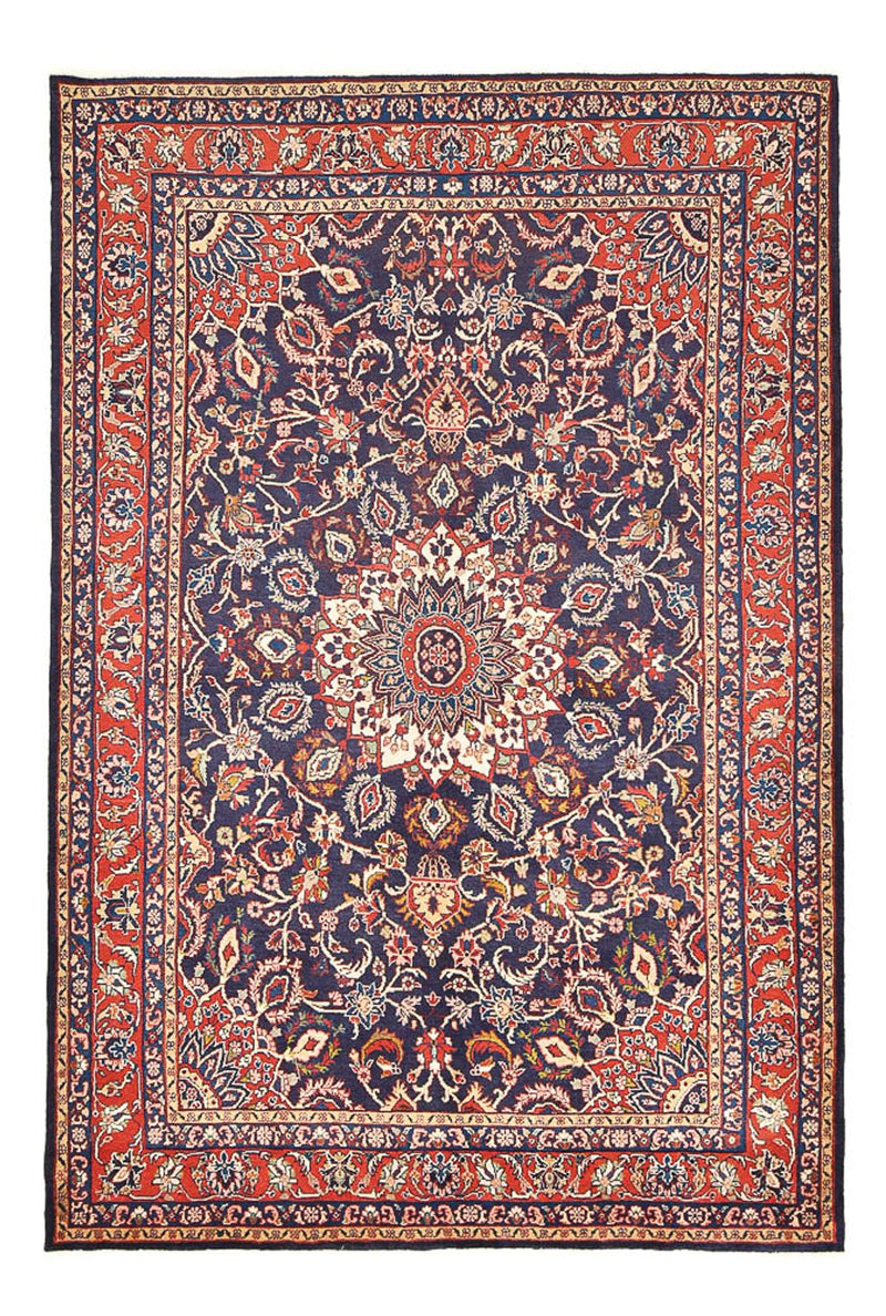 Alfombra persa - Nómada - 323 x 210 cm - azul oscuro