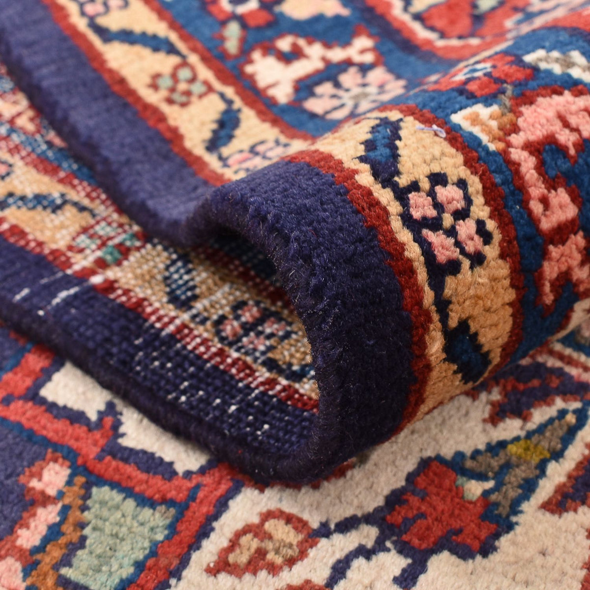 Alfombra persa - Nómada - 323 x 210 cm - azul oscuro