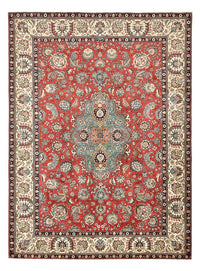 Alfombra persa - Tabriz - 347 x 246 cm - rojo claro