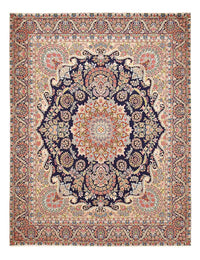 Alfombra persa - Real - 384 x 288 cm - beige oscuro