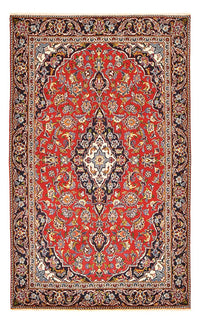 Alfombra persa - Keshan - 193 x 117 cm - rojo
