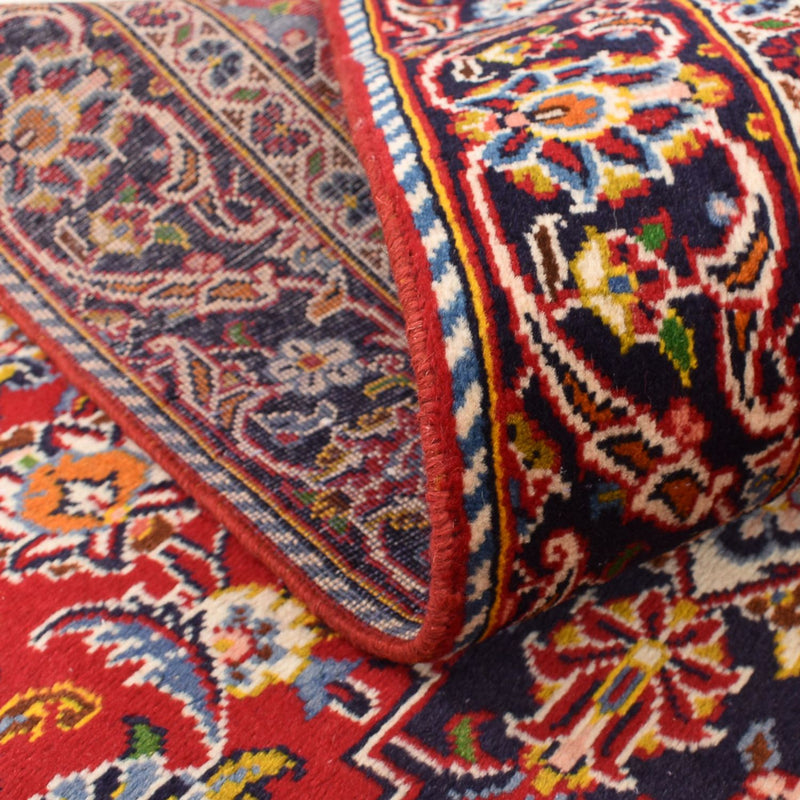 Alfombra persa - Keshan - 193 x 117 cm - rojo