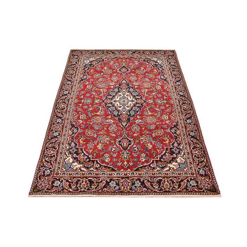 Alfombra persa - Keshan - 193 x 117 cm - rojo