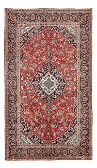 Alfombra persa - Keshan - 257 x 146 cm - rojo