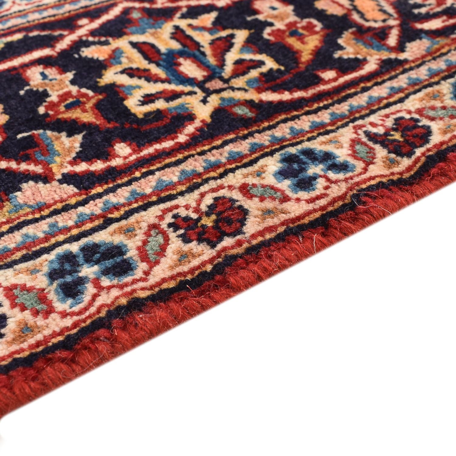 Alfombra persa - Keshan - 257 x 146 cm - rojo