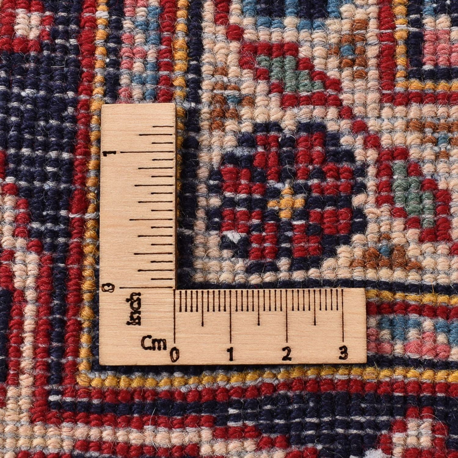 Alfombra persa - Keshan - 257 x 146 cm - rojo