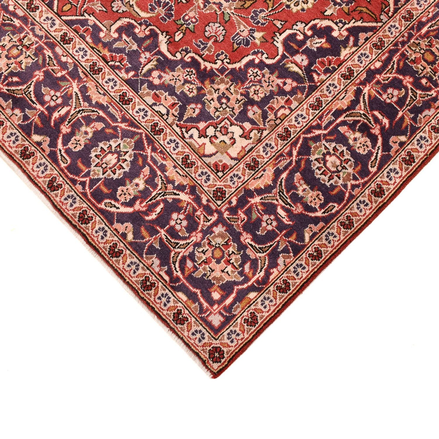 Alfombra persa - Keshan - 250 x 148 cm - rojo