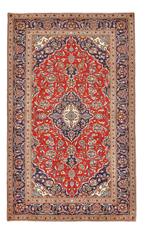 Alfombra persa - Keshan - 243 x 148 cm - rojo