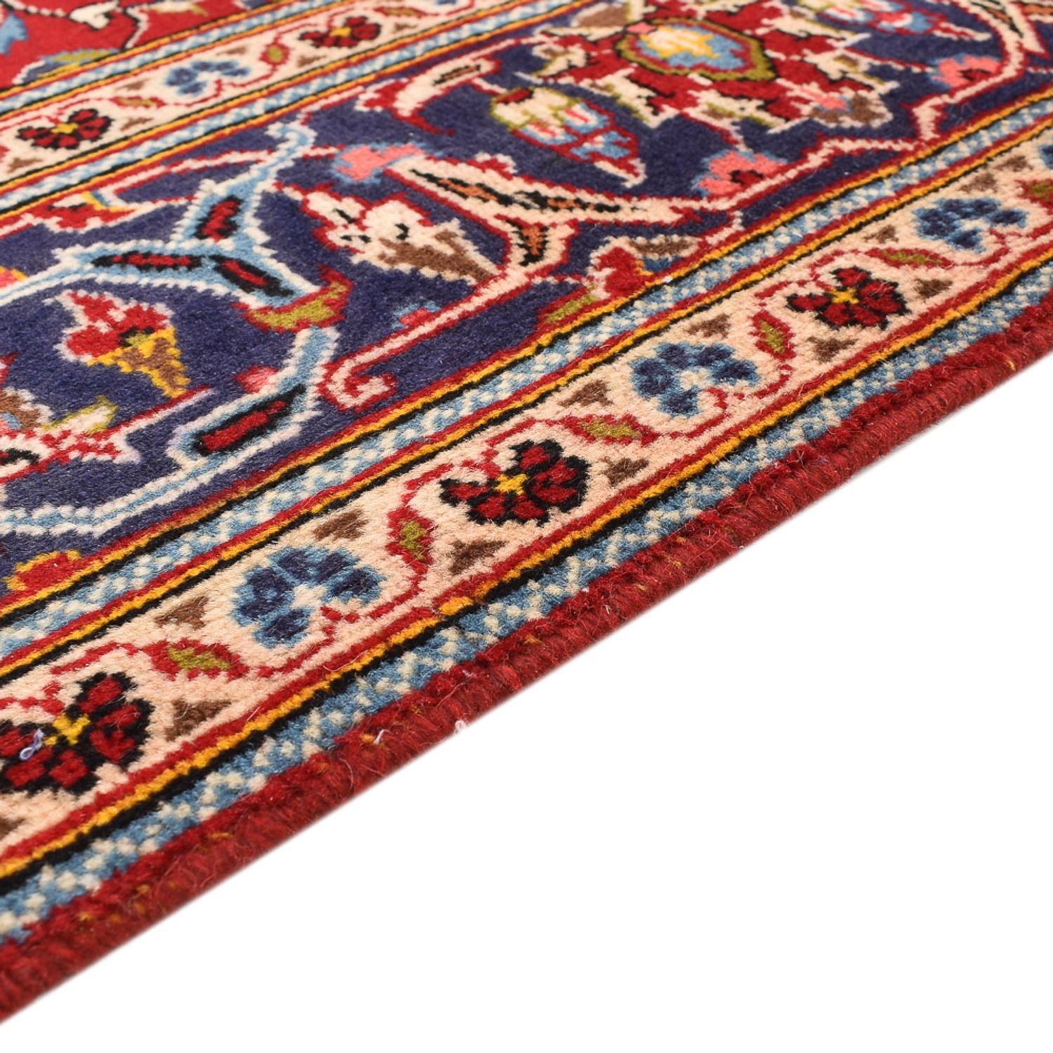 Alfombra persa - Keshan - 243 x 148 cm - rojo