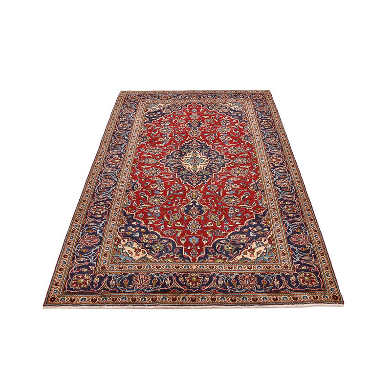 Alfombra persa - Keshan - 243 x 148 cm - rojo