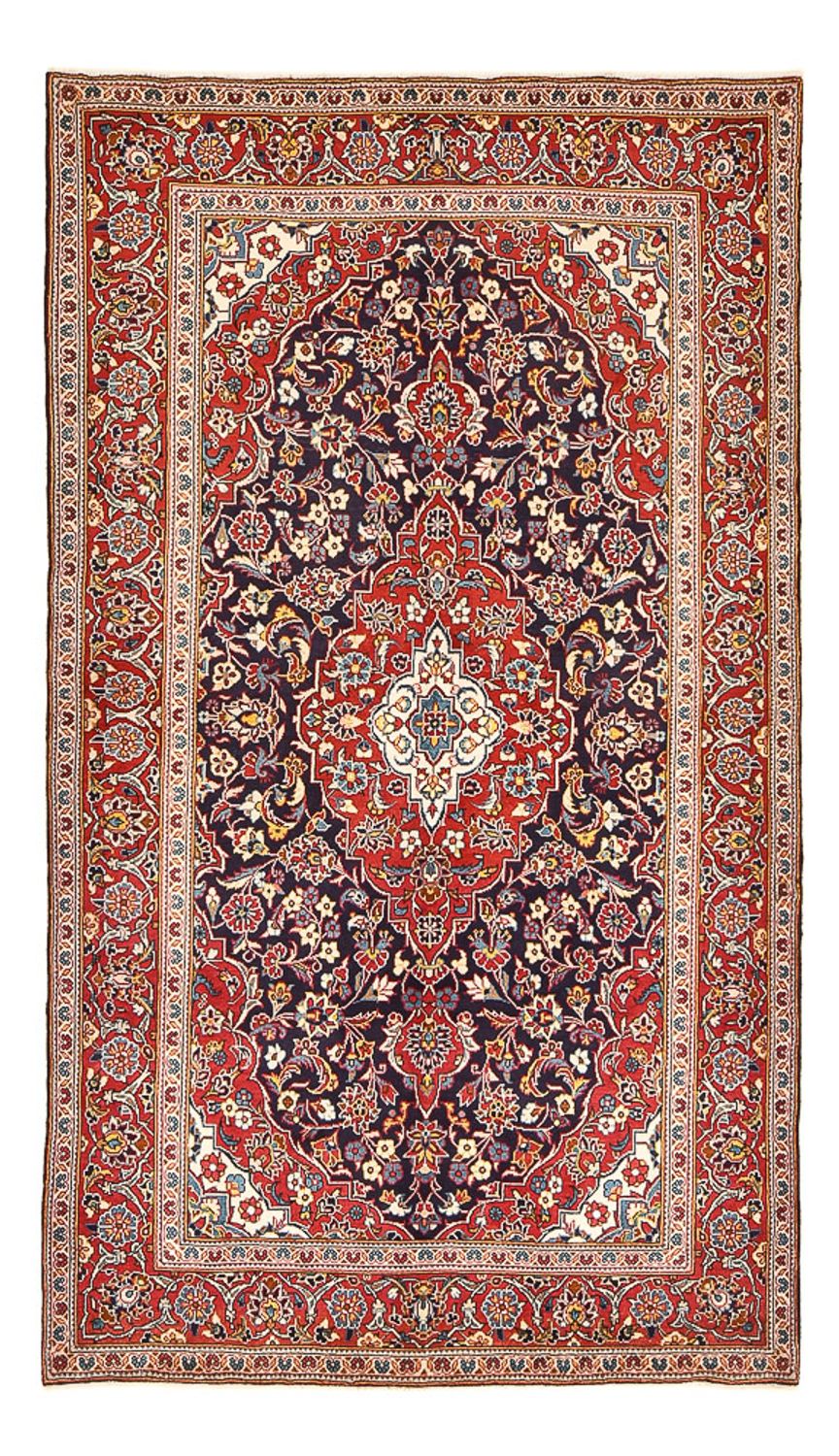 Alfombra persa - Keshan - 255 x 146 cm - azul oscuro