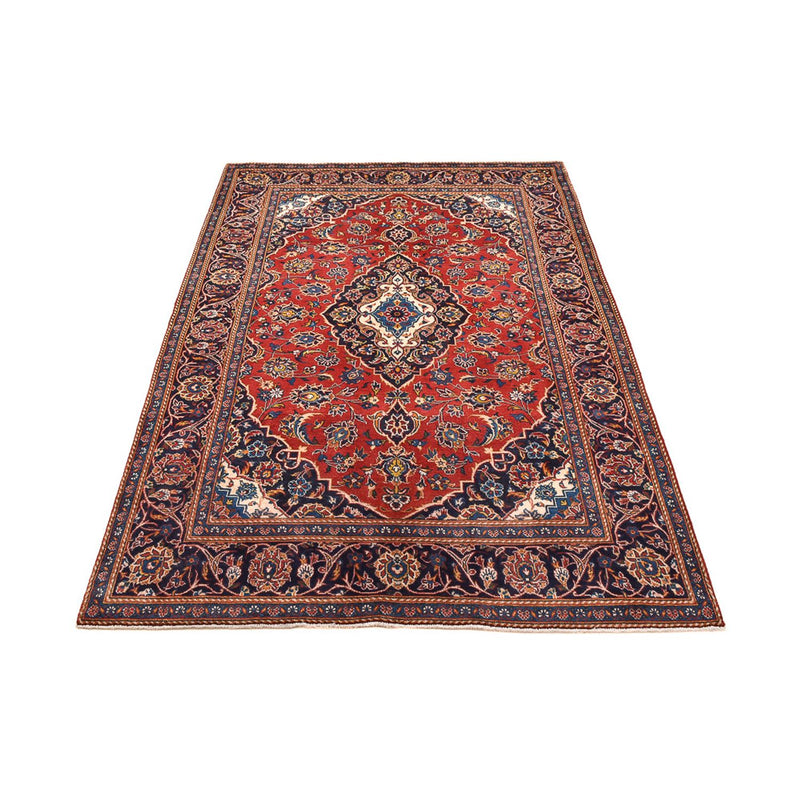 Alfombra persa - Keshan - 227 x 140 cm - rojo