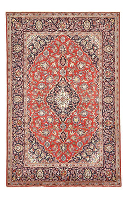 Alfombra persa - Keshan - 216 x 138 cm - rojo