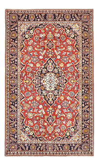 Alfombra persa - Keshan - 205 x 124 cm - rojo
