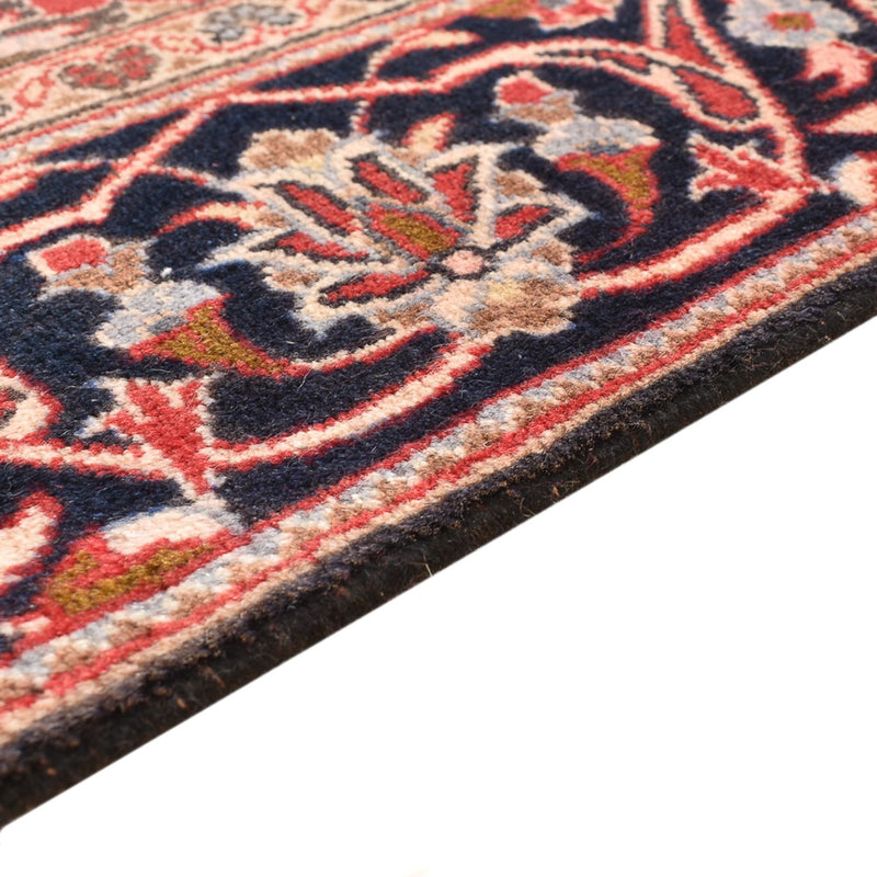 Alfombra persa - Keshan - 253 x 134 cm - rojo claro