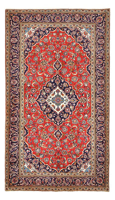 Alfombra persa - Keshan - 265 x 150 cm - rojo
