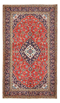 Alfombra persa - Keshan - 265 x 150 cm - rojo
