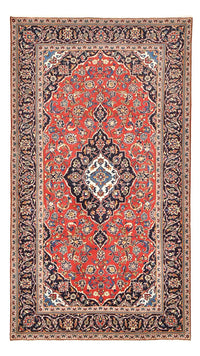 Alfombra persa - Keshan - 260 x 146 cm - rojo
