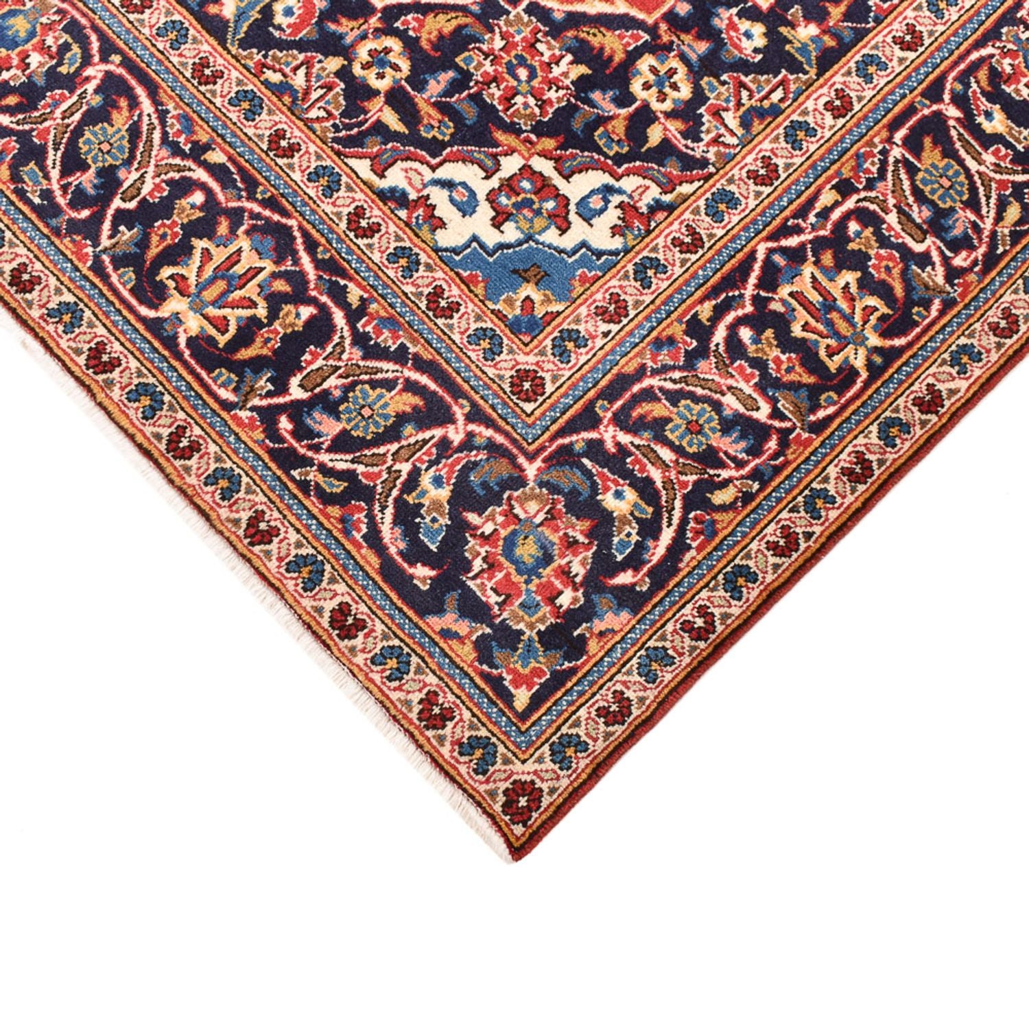 Alfombra persa - Keshan - 260 x 146 cm - rojo