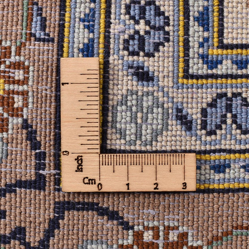 Alfombra persa - Keshan - 223 x 138 cm - beige claro