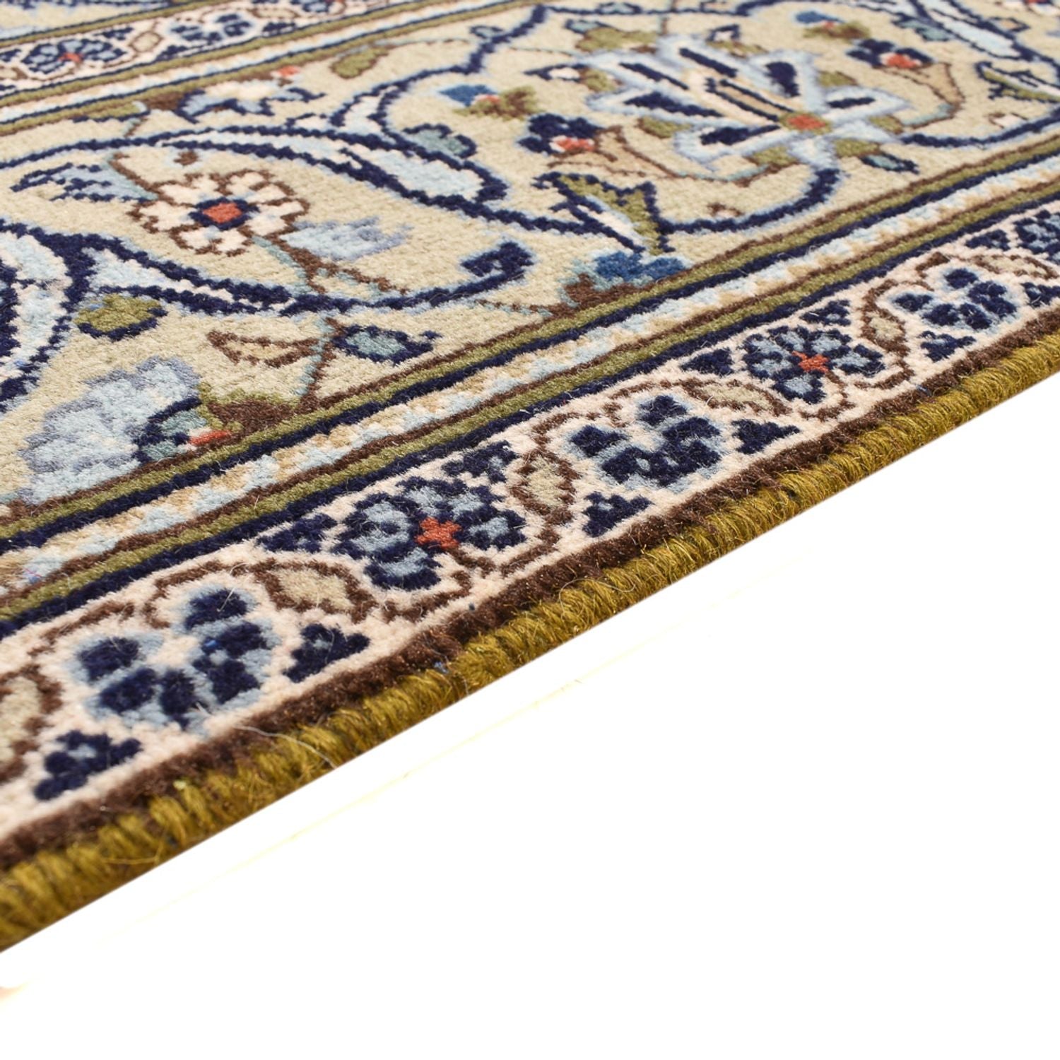 Alfombra persa - Keshan - 254 x 145 cm - arena